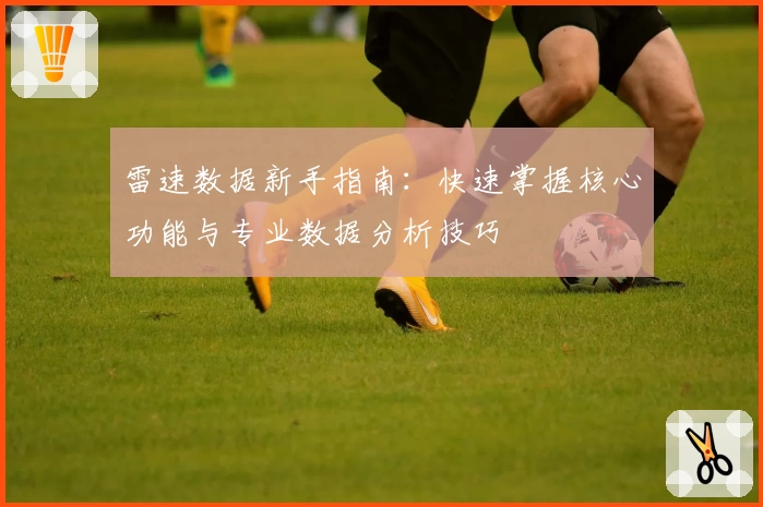 雷速数据新手指南：快速掌握核心功能与专业数据分析技巧